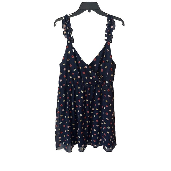Madewell Ruffle-Strap Wrap Dress in Confetti Floral Size 14 - Picture 1 of 8